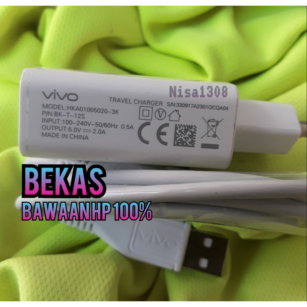 Charger vivo v3 v5 v7 y69 original bawaan hp 100%
