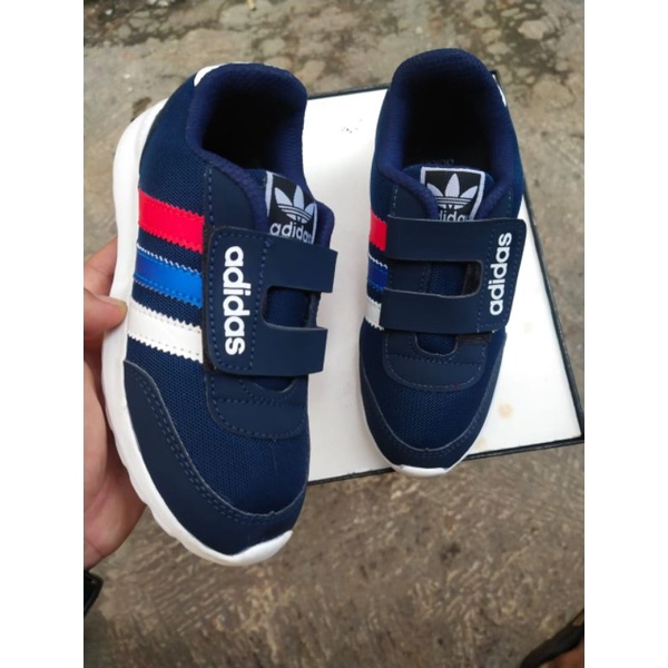 SEPATU SEKOLAH ANAK ADIDAS CLOUDFOAM PEREKAT VELCRO SEPATU SNEAKERS ANAK LAKI DAN PEREMPUAN