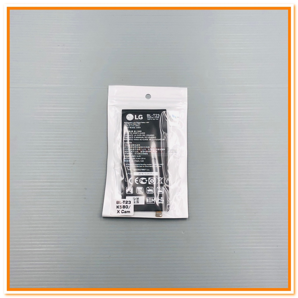 BATERAI LG X CAM / LG K580 / BATERAI LG BLT23 ORIGINAL