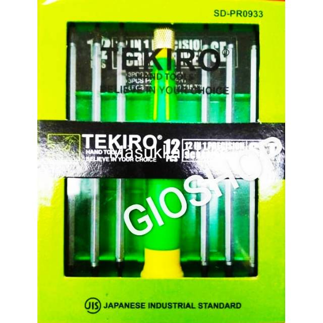 Obeng Set Presisi 12 in 1 Set Tekiro