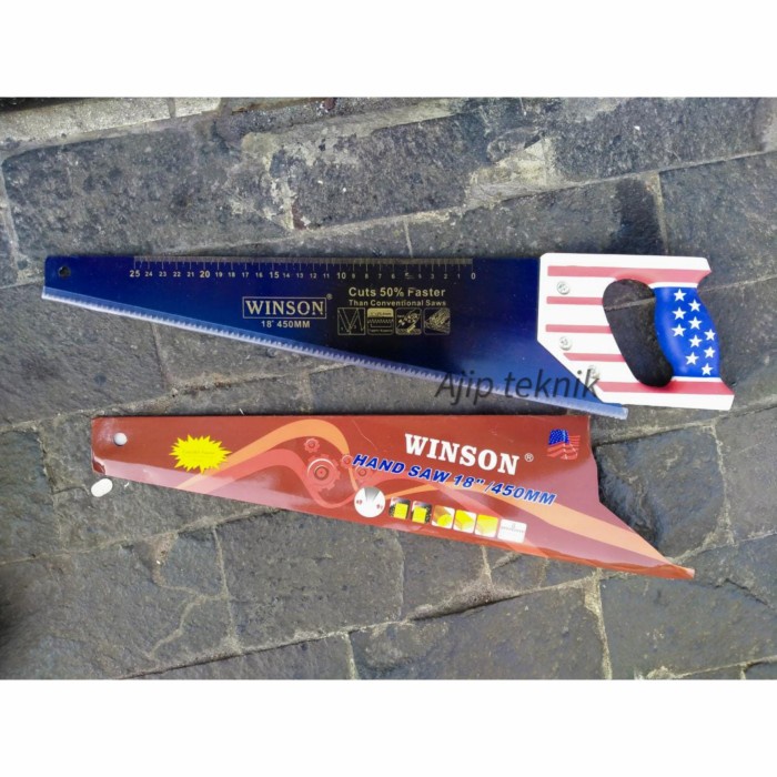 gergaji kayu 18 inch Winson murah tajam