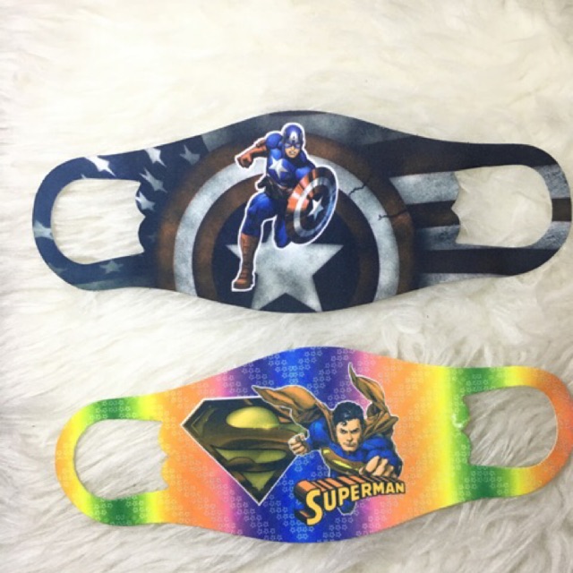 MK06 Masker Anak Kain Elastis Karakter