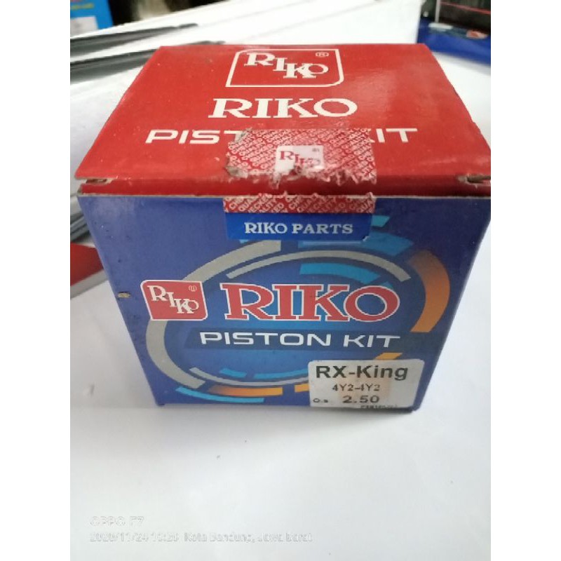 Piston kit seher rx king os 250 riko