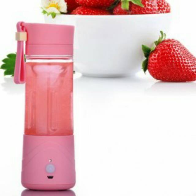 Blender Jus Portable 380ml - Pink