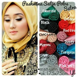 PASHMINA SATEEN POLOS /PASMINA SATIN / SCARF VELVET