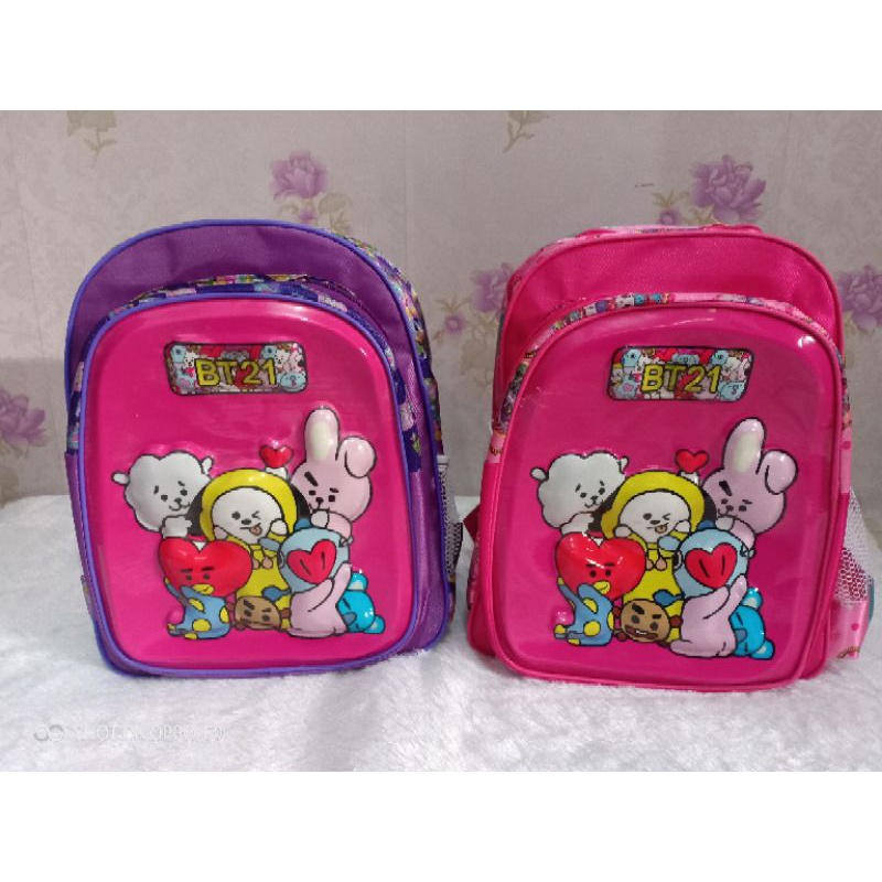 tas sekolah BTS LED ya/tas anak perempuan/tas SD&TK/tas anak sekolah