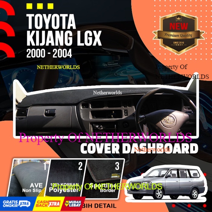 Alas Cover Dashboard Kijang Krista dan LGX (Kijang Kapsul)