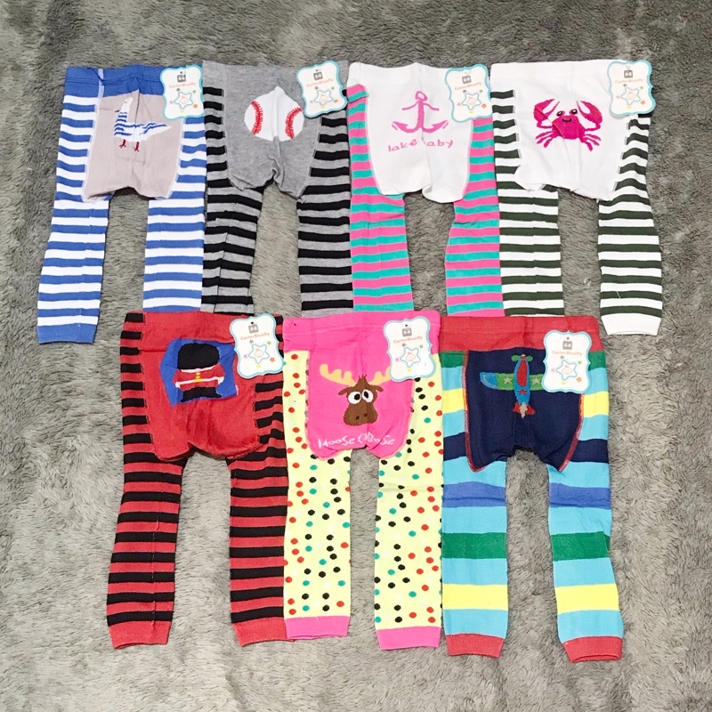 CarterBluefly Legging Bayi Buka Kaki MOTIF 0-1tahun