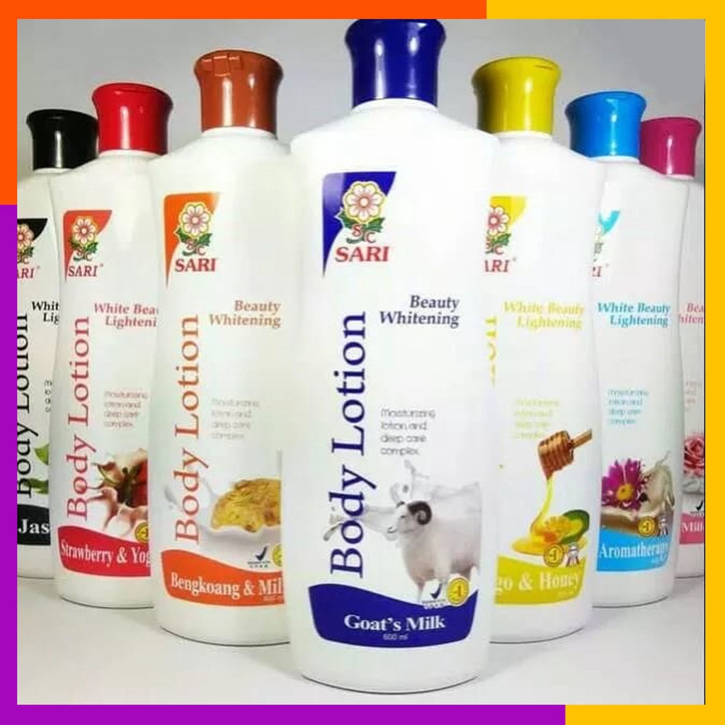 SARI - BODY LOTION 600ML BPOM / HANDBODY BADAN // SARI