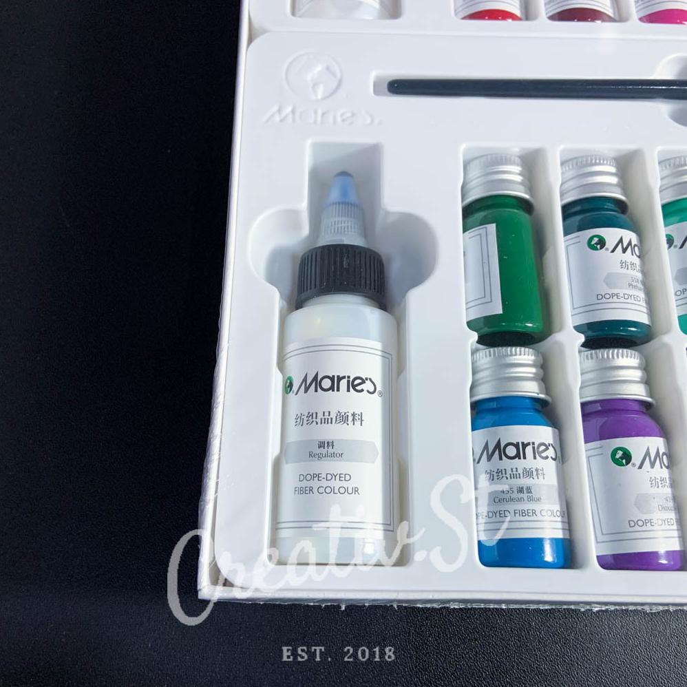

(PROMO BWW42) Maries Fabric Paint 24 Color SET Cat Kain ✪