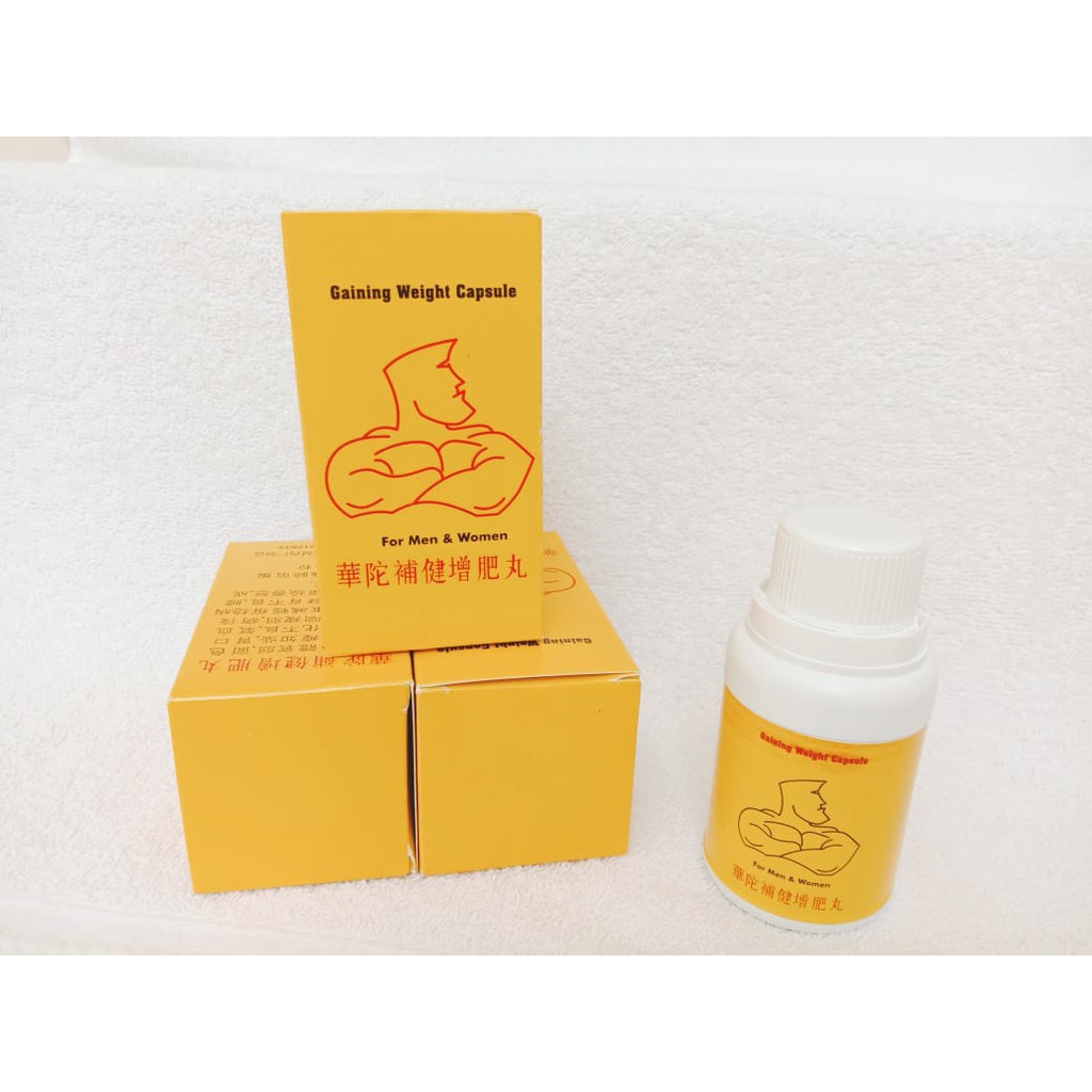 Gaining Weight Capsule For Men & Women Original - Obat Gemuk atau Penambah Berat Badan Sangat Ampuh