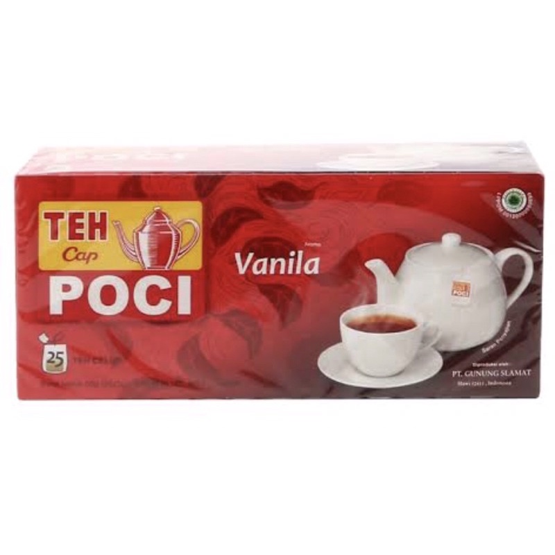 

Teh Celup Cap Poci Aroma Vanilla 25 Bags