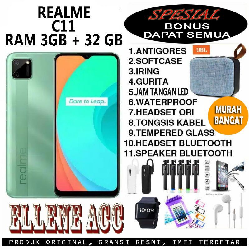 REALME C11 2021 RAM 2/32 GB GARANSI RESMI