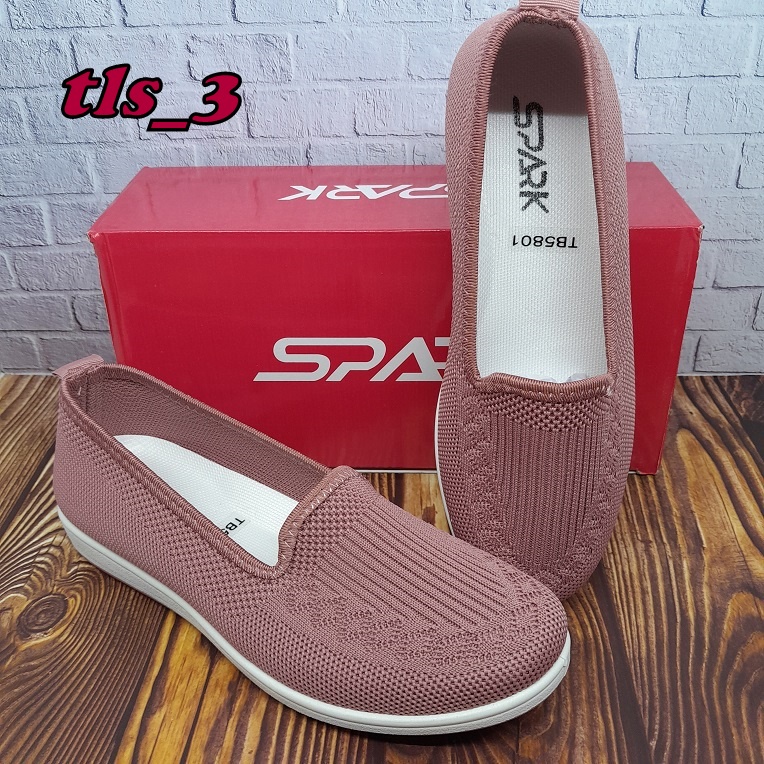 Sepatu Wanita Spark Tb58 Tc30 36-40 Sepatu Slip On Rajut Import