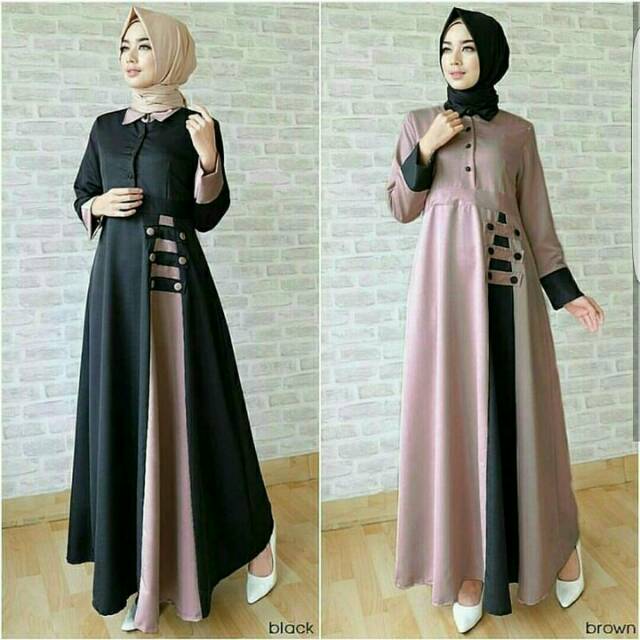 POPULER Kebaya Brokat Aurora WARNA NAVY GREY POPULER Kebaya Brokat Aurora WARNA NAVY GREY