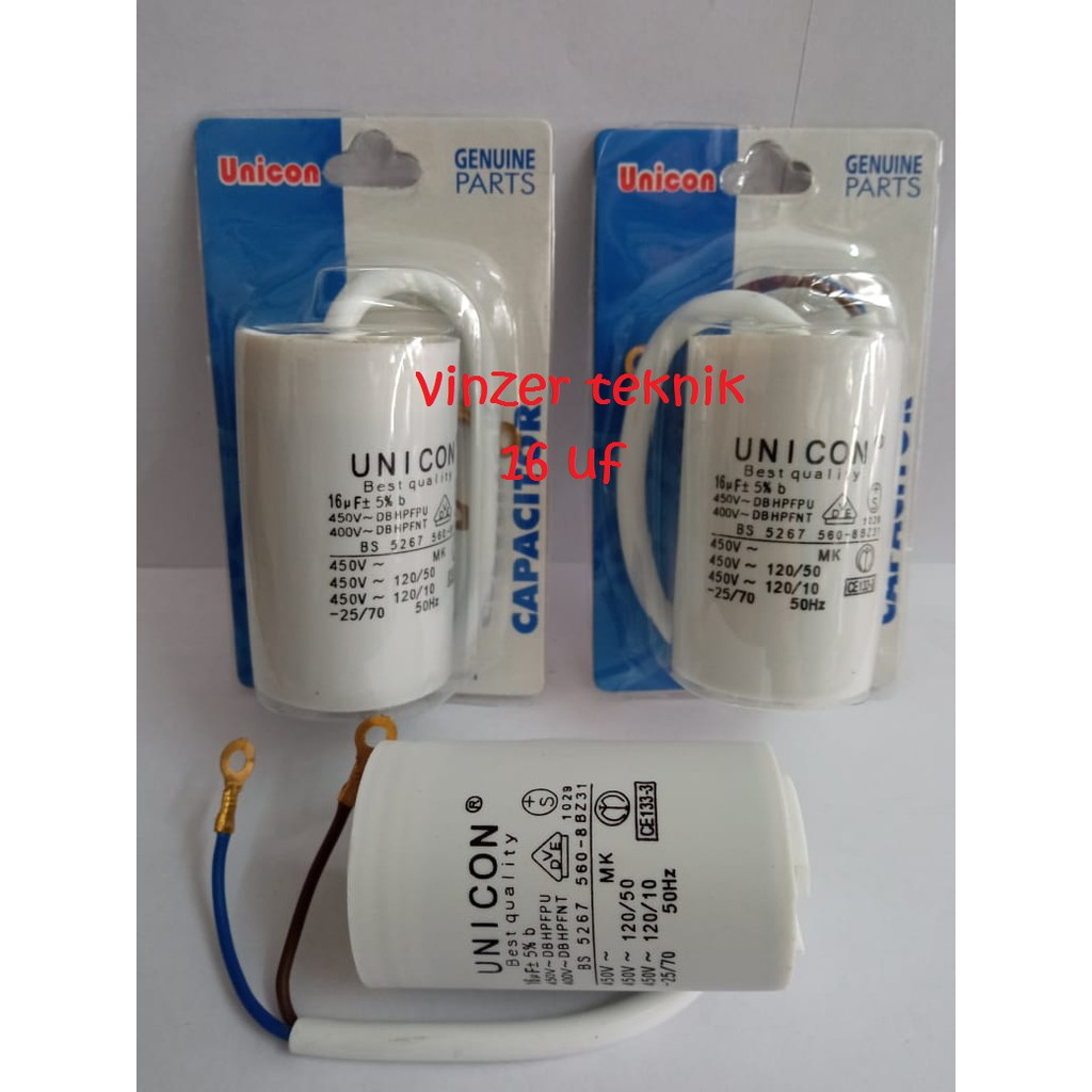 Kapasitor 16 UF