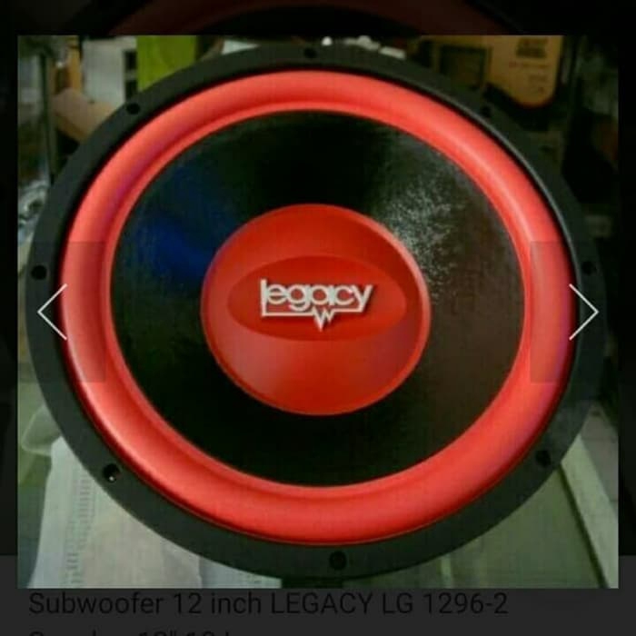 Speaker legacy 12 inch / speaker subwoofer 12 inch / legacy 1296