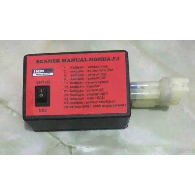 SCANNER MANUAL HONDA F.I (ALAT RESET ECM/ECU HONDA  MANUAL )