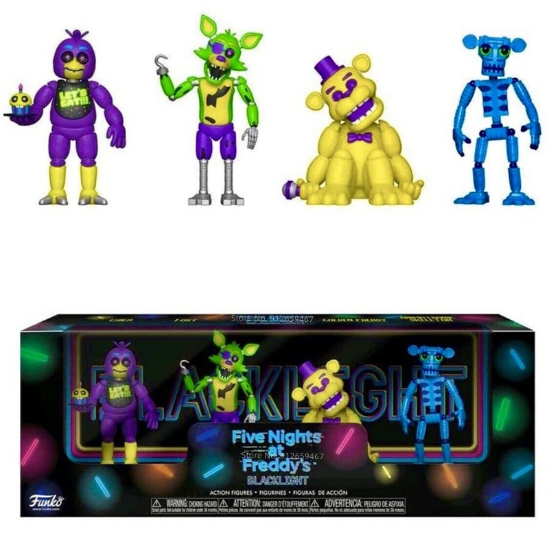 Mainan Action Figure Funko fnaf Five Nights at Freddy 's Nightmare Freddy Chica Bonnie Untuk Koleksi