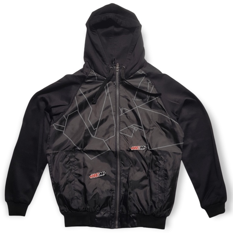 JAKET JACKET HONDA BEAT VARIO SCOOPY KUPLUK WARNA HITAM FULL BLACK MOTIF UK UKURAN ALL SIZE ORI ORIG