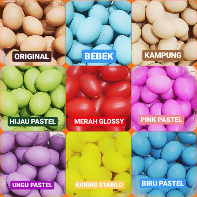 Mainan Telur Plastik Warna | Telur Ayam Kampung | Telur Bebek | Telur Coklat | Edukasi Belajar Anak