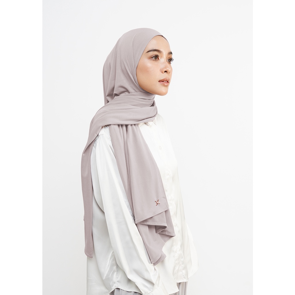 Hameeda - Jemma Instant Pashmina | Jersey-Powder