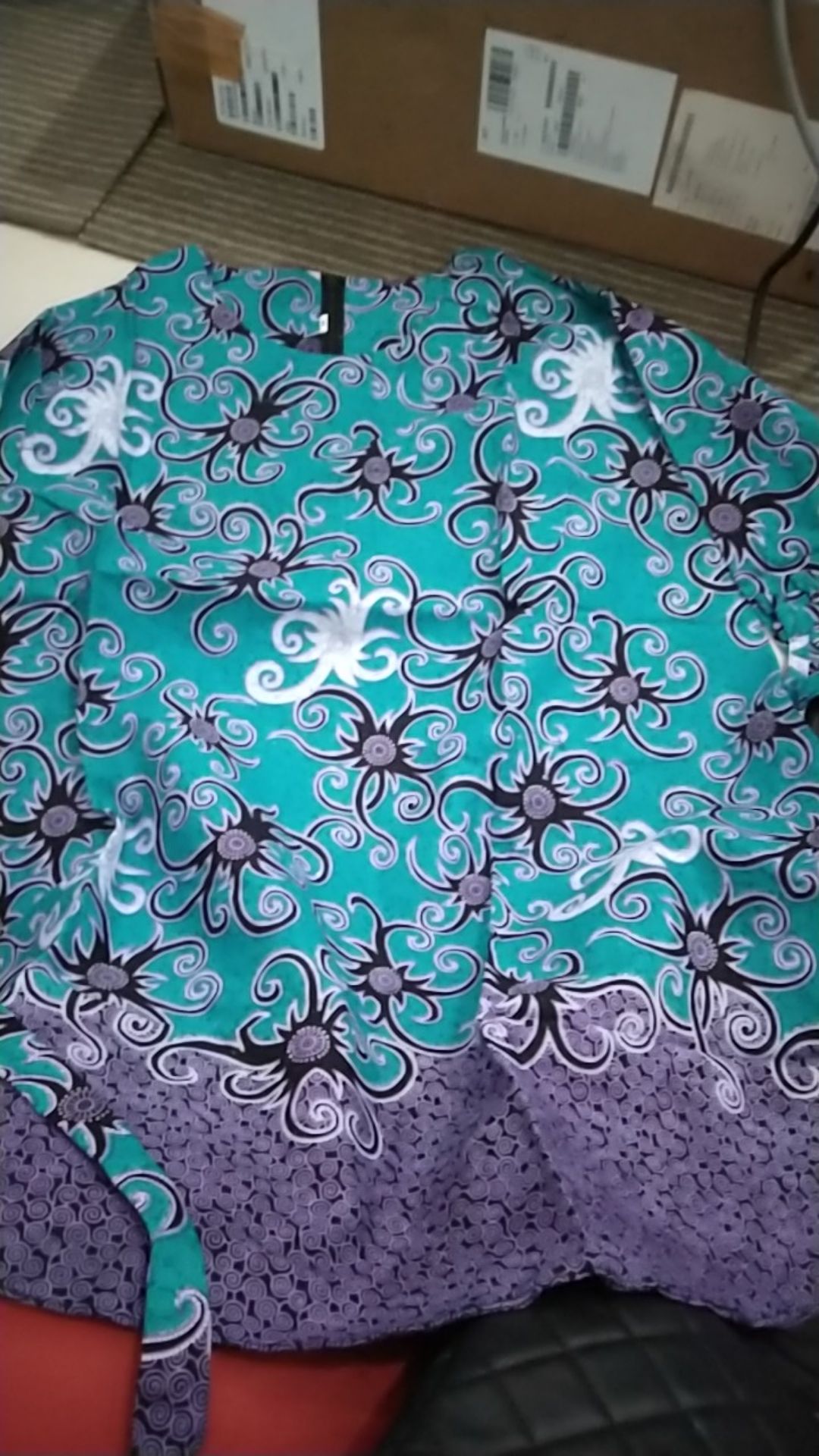 Batik Wanita Asj Sa Hrb026 Kenongo Kemeja Tosca Pendek