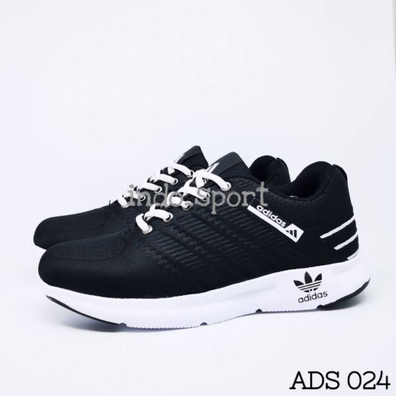 Sepatu sneakers kasual Adidas line Treveling Pria &amp; Wanita