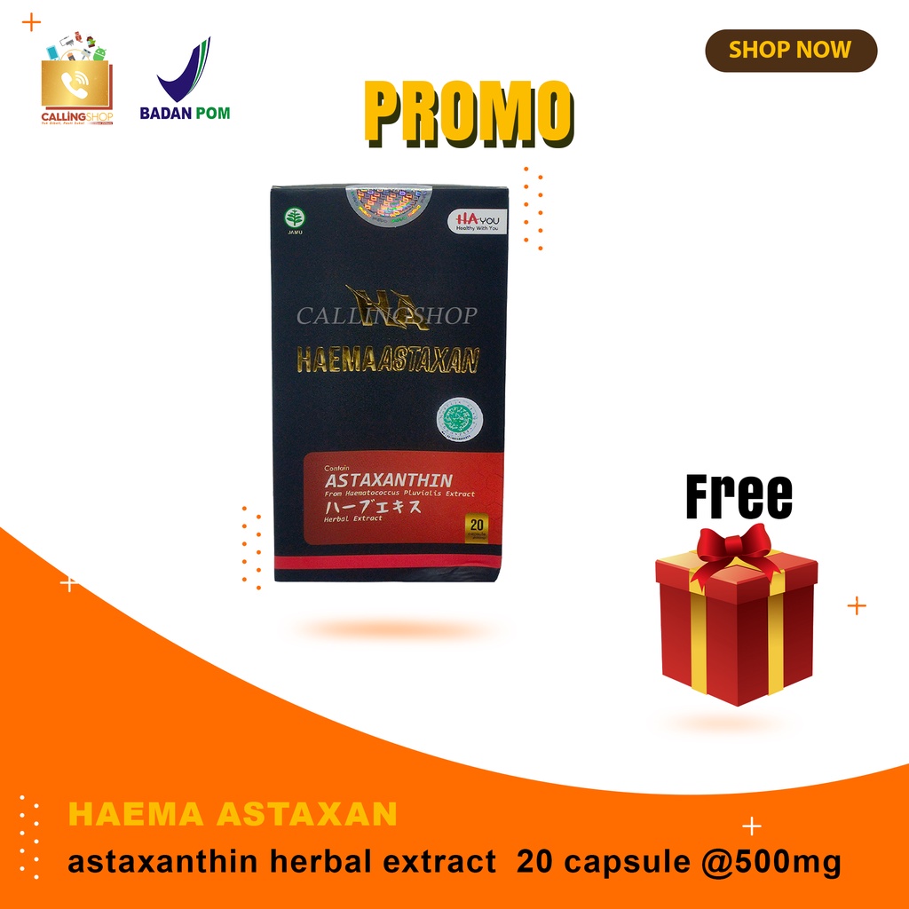 HAEMA ASTAXAN OBAT HERBAL | HAEMAASTAXAN | ASTAXANTHIN |  GRATIS APOLLO12