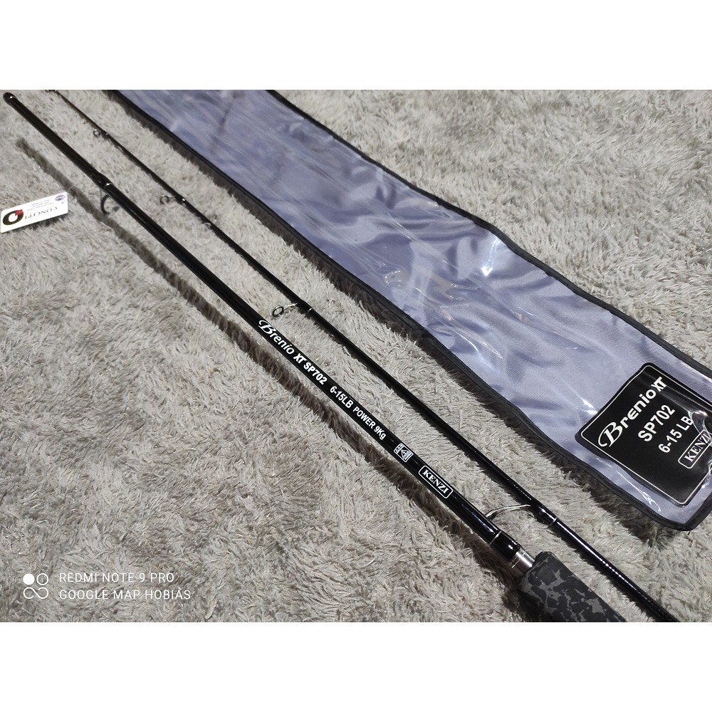 joran pancing spinning SP702 kenzi brenio XT 210