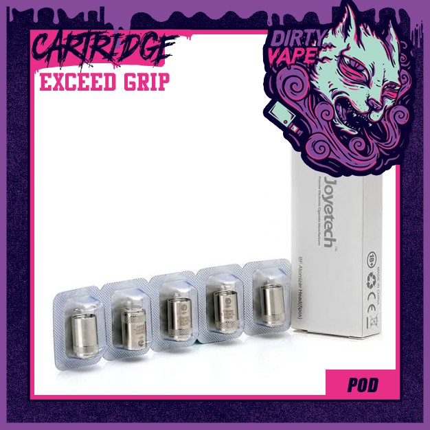 COIL EXCEED GRIP 0.4 OHM JUGA CARTRIDGE KOSONG DAN SALT-2