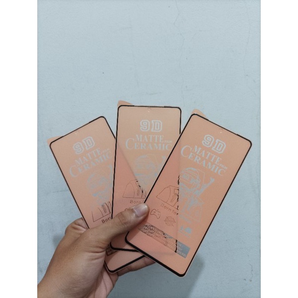 Anti Gores Ceramic Matte Oppo A12 A5S A7 A11k F9 F7 A3S Anti Gores Matte Anti Minyak Anti Pecah No t