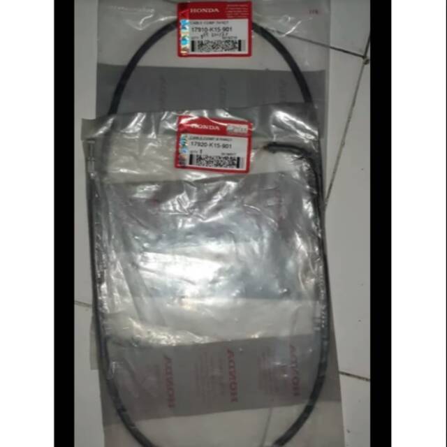 17920 k15 901 bawah 17910 K15 901 atas kabel gas cb 150 non led old asli honda