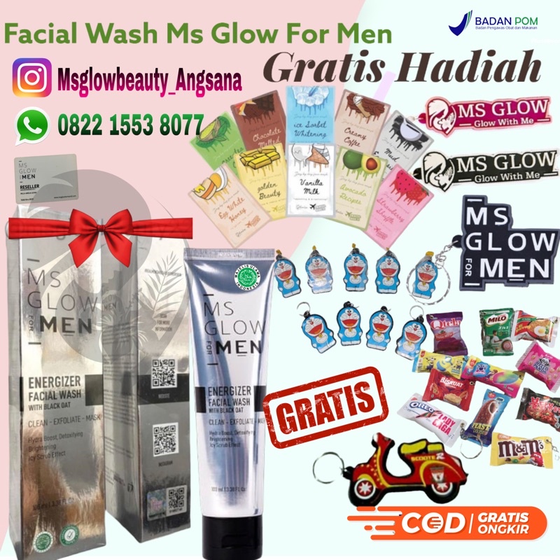 Facial wash Ms Glow men/ Facial wash Ms men/ Facial wash Ms glow for men