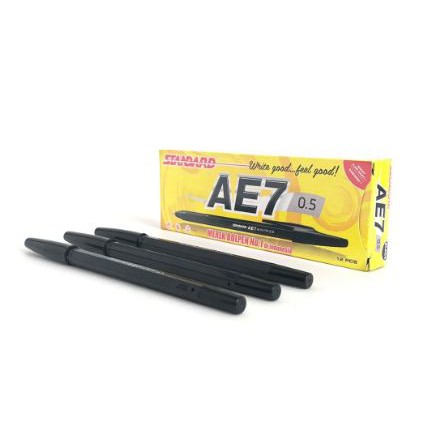 [SCHOOL] - Bolpen STANDARD AE7 PER BOX ISI 12 PCS