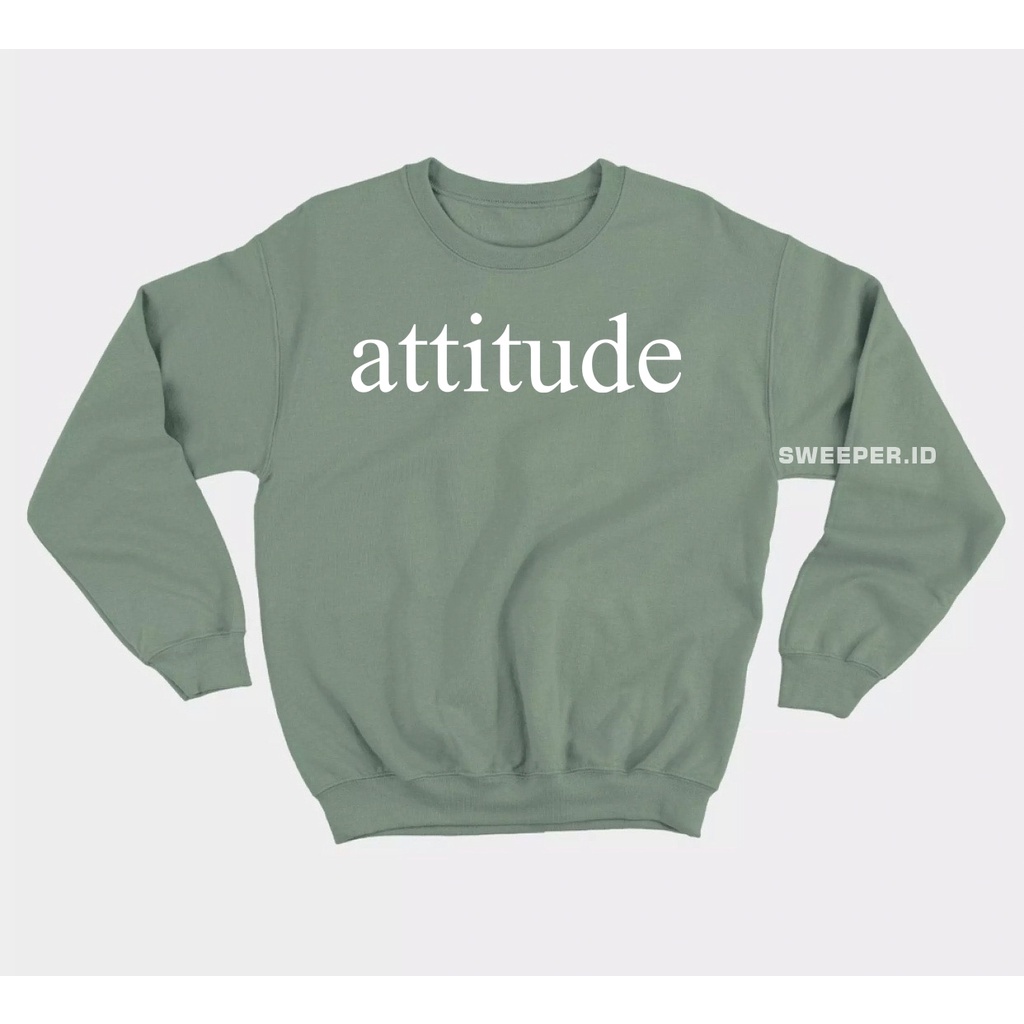 BASIC SWEATER OBLONG ATTITUDE BAHAN FLEECE