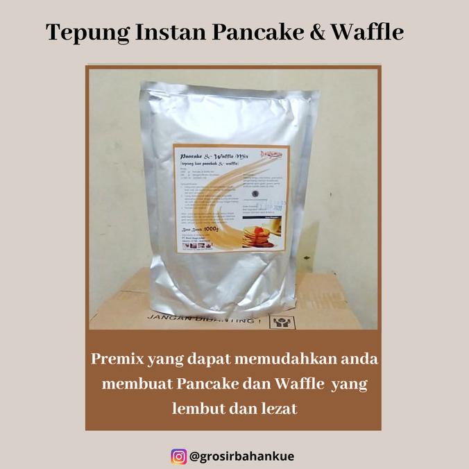 

[COD] Tepung Instan Premix Pancake dan Waffle 1000gr Enak [COD]