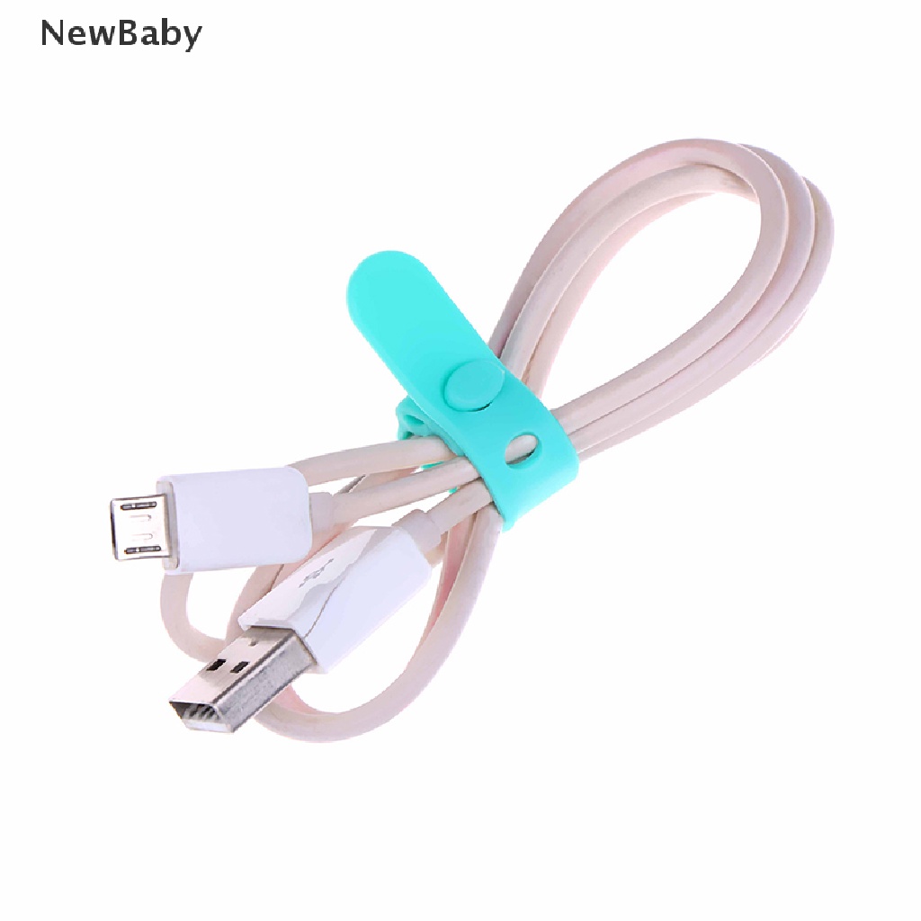 Newbaby 4Pcs Penggulung Kabel Bahan Silikon