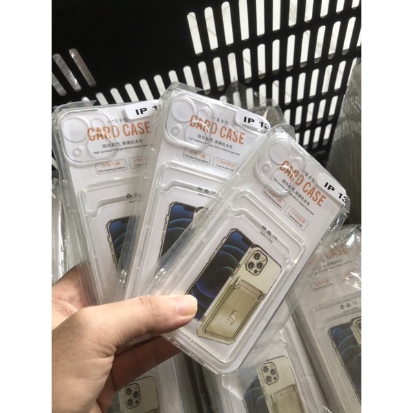 Wallet Case Iphone 14 plus 11 termurah 12 13 14 pro max 7 8 PLUS X XS MAX XR 11 12 13 MINI PRO PROMAX BENING Clear Case Card Holder Soft TPU IP053