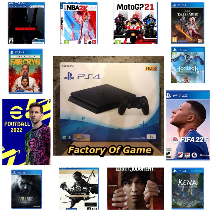 [Game/Console] Ps4 Slim 1 Tb Fullgame Digital Bebas Pilih Ofw Terbaru
