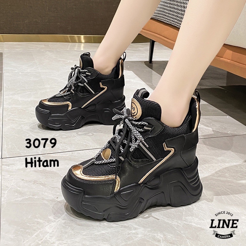 SEPATU WEDGES WANITA   FASHION KOREA 3079