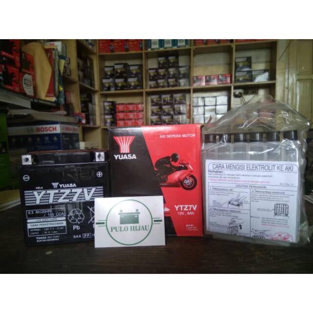 Aki Motor Yamaha XMAX YTZ7V YUASA Accu Kering Original Ori