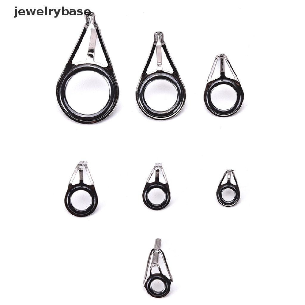 7pcs / Set Ring Joran Pancing Ukuran Campur Untuk Reparasi