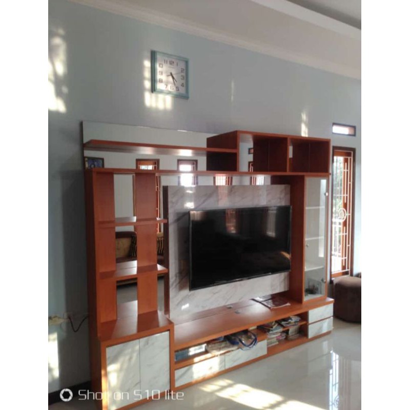 Backdrop Tv Minimalis HPL