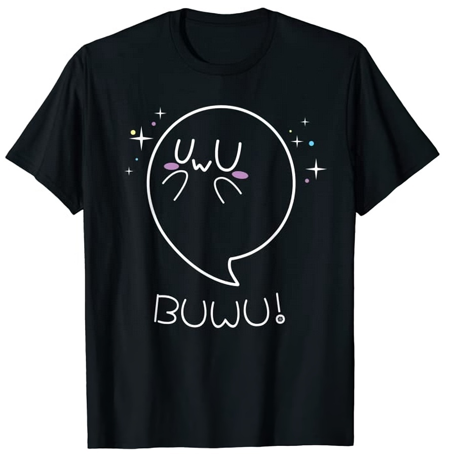 Tshirt BUWU Kawaii Cute Ghost Premium Unisex