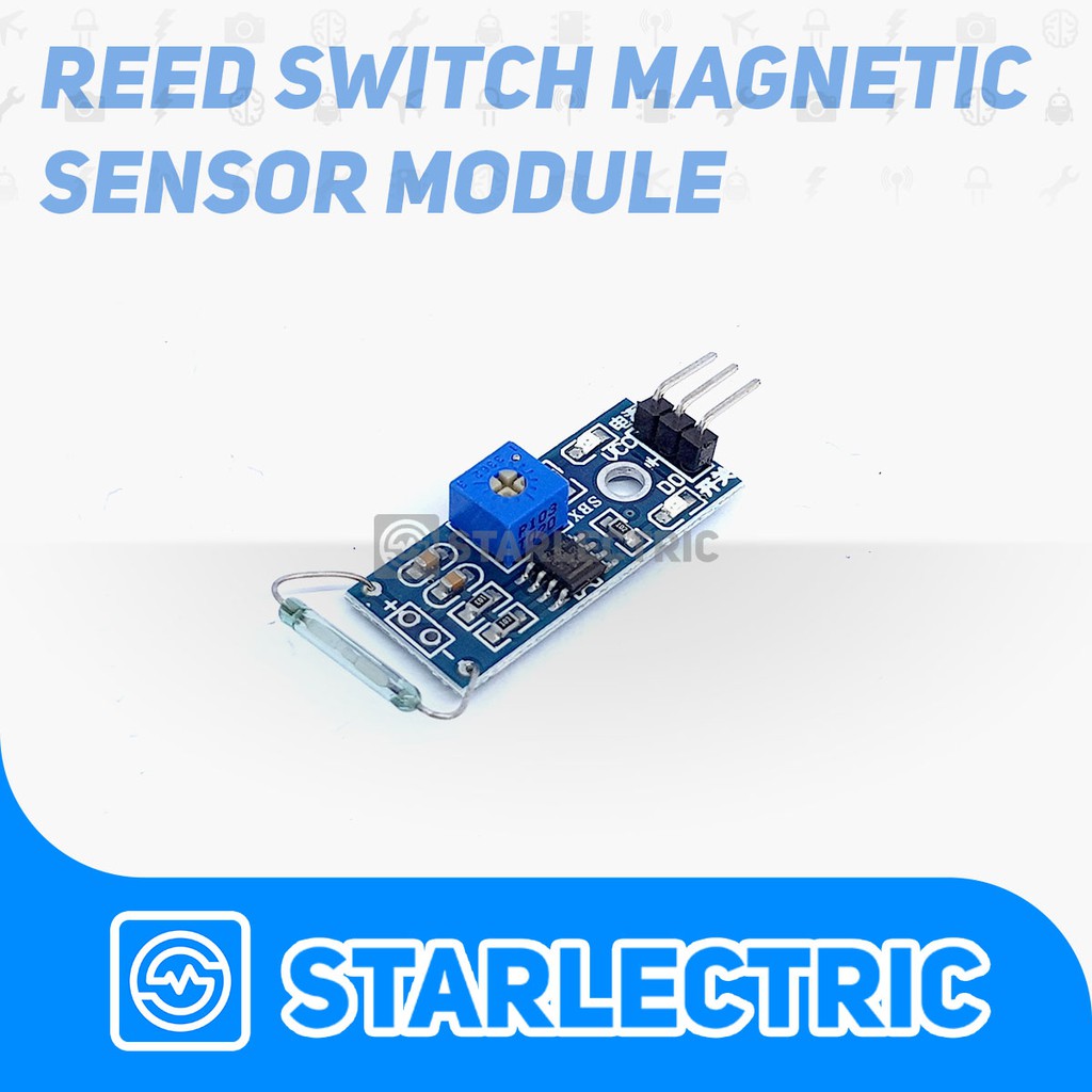 Sensor Magnetic Reed Switch Magnet Modul Arduino