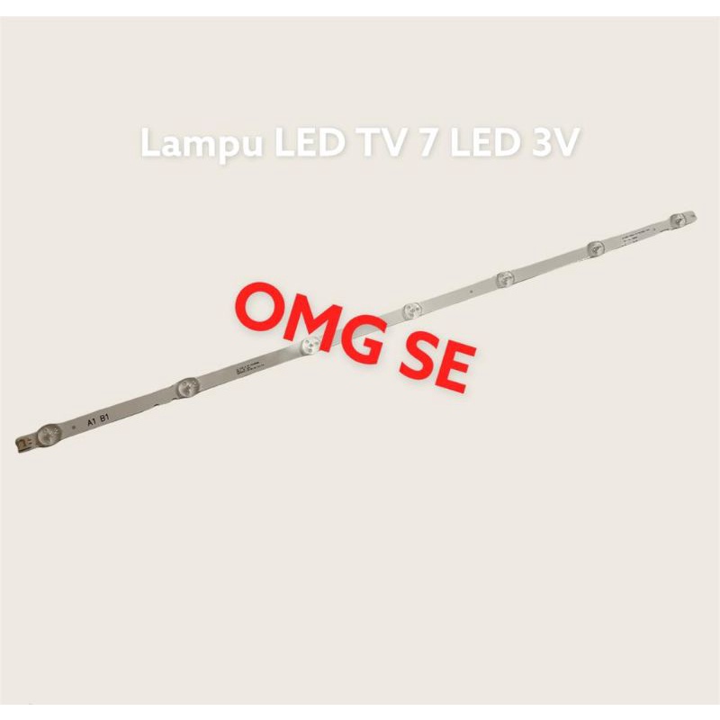 lampu LED TV LG 32" 7 kancing 3V