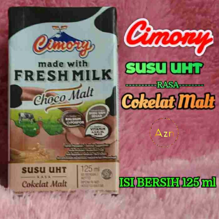 

cimory fresh milk susu UHT rasa cokelat malt kemasan kotak 125ml