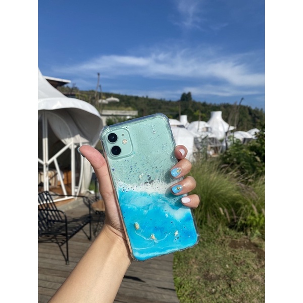 CUSTOM ABSTRACT RESIN PHONE CASE // ALL TYPE CASE