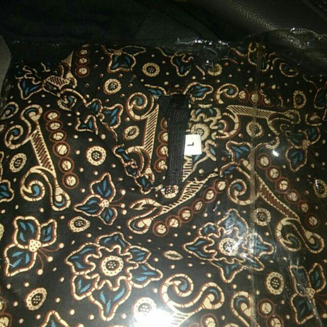 Tunik Batik Wanita Zipper Depan Kualitas Premium M L Xl Xxl 3l